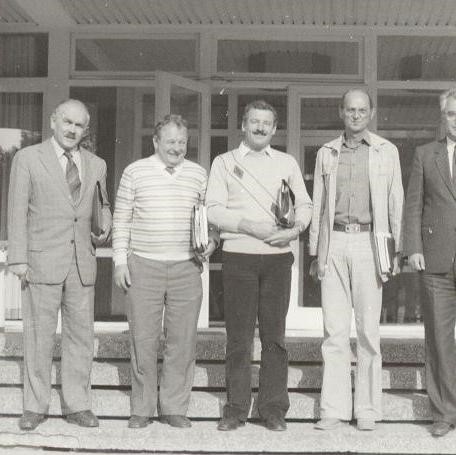 First organisation comity of the Danubia Adria - Huszar,Beer, Rosmanith, Jecić i Alfirević