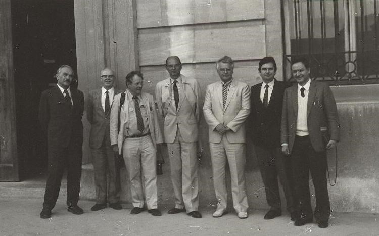 Organizacijski odbor 3. Simpozija Danubia Adria - Huszar, Tham, Beer, Jecić, Alfirević, Flesch, Freddi